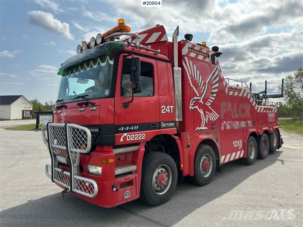 Mercedes-Benz Actros 4448 8x8 heavy hauler w/ SWS body and low m Bärgningsbilar
