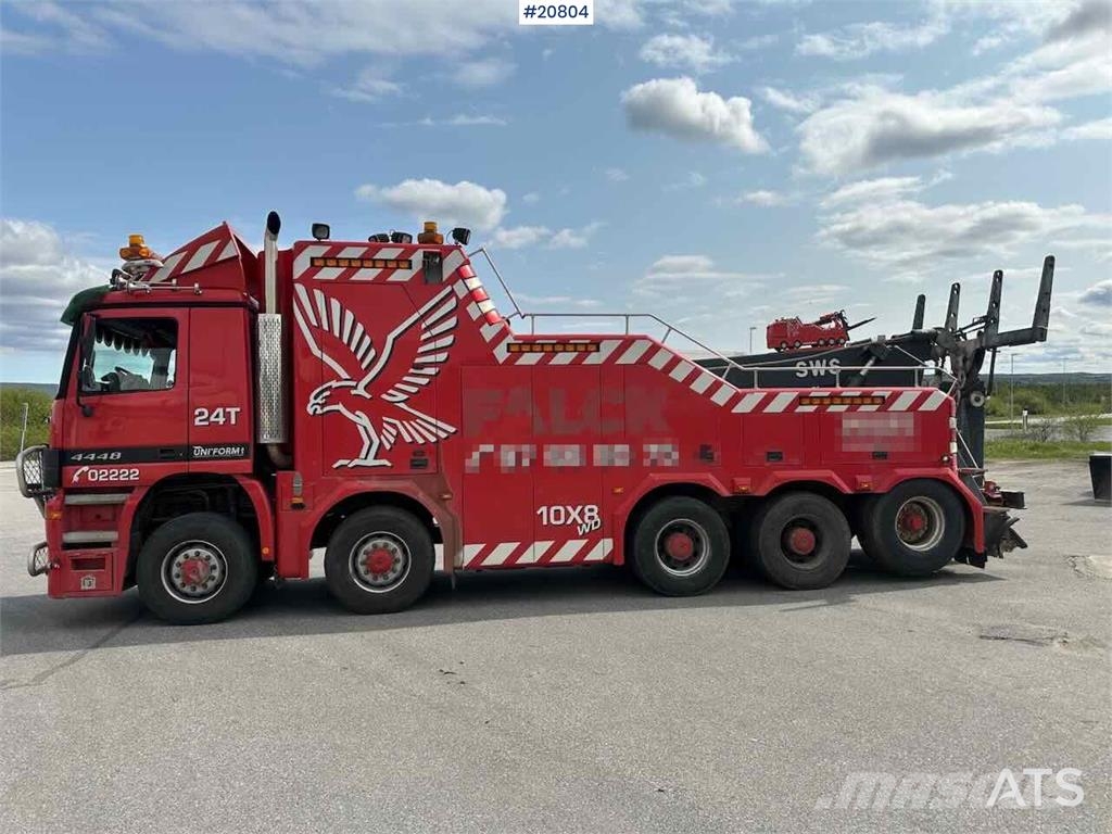 Mercedes-Benz Actros 4448 8x8 heavy hauler w/ SWS body and low m Bärgningsbilar