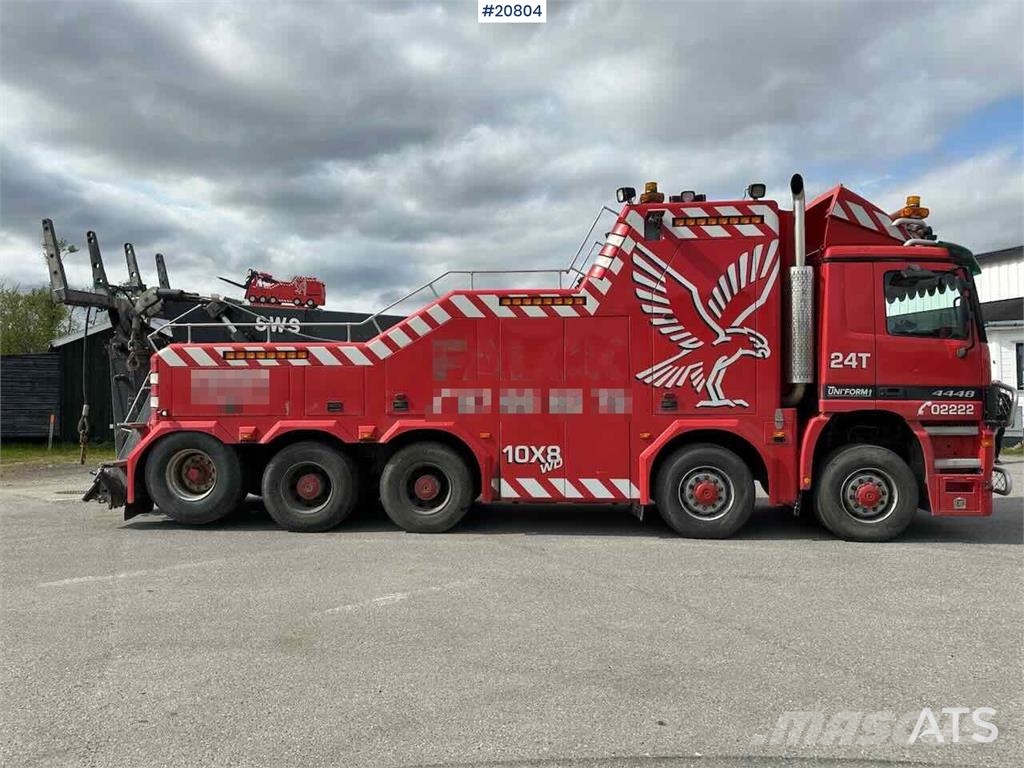 Mercedes-Benz Actros 4448 8x8 heavy hauler w/ SWS body and low m Bärgningsbilar