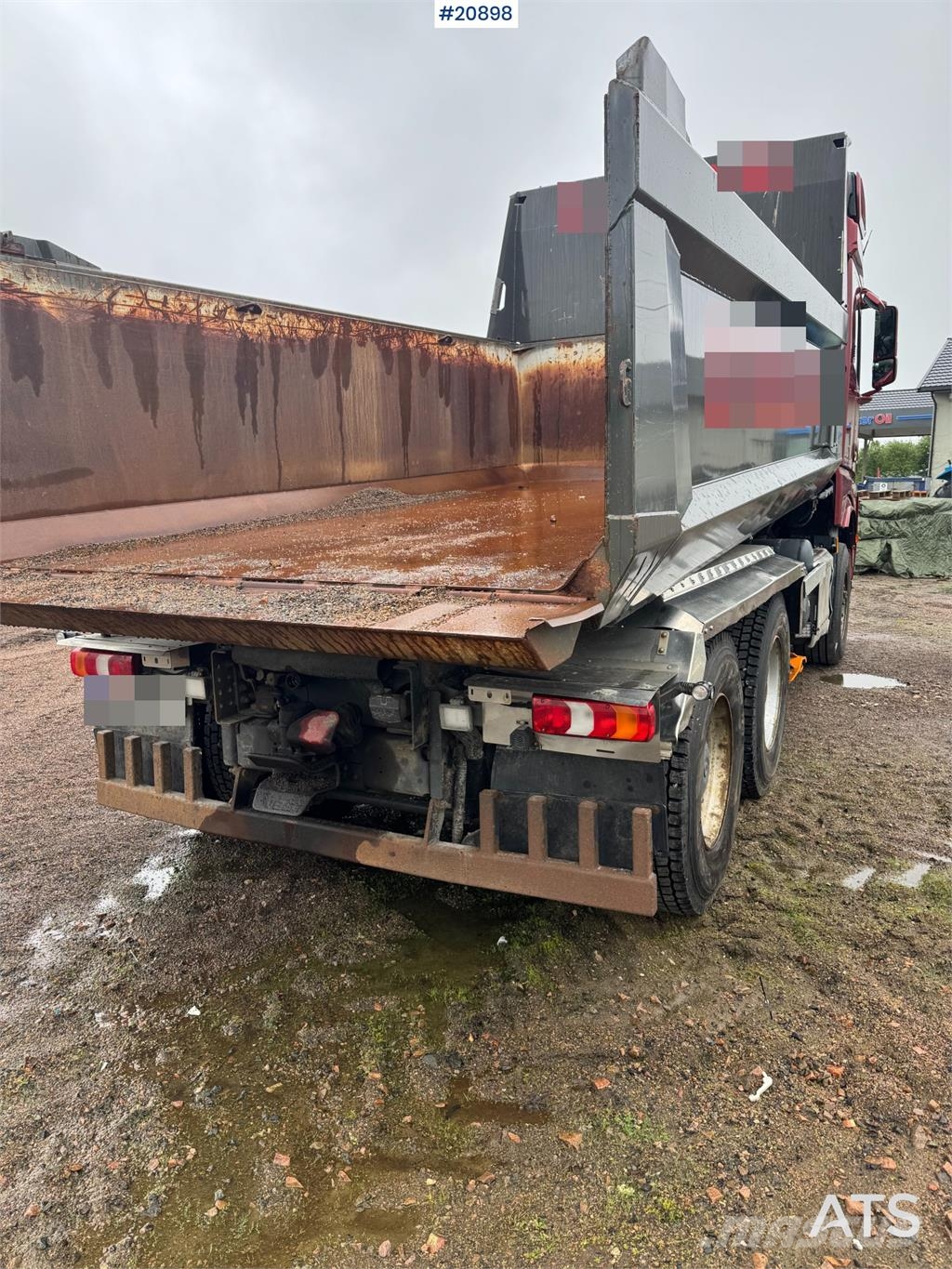 Mercedes-Benz Arocs 2858 6x4 complete plow rig w/underlying blad Camion ribaltabili