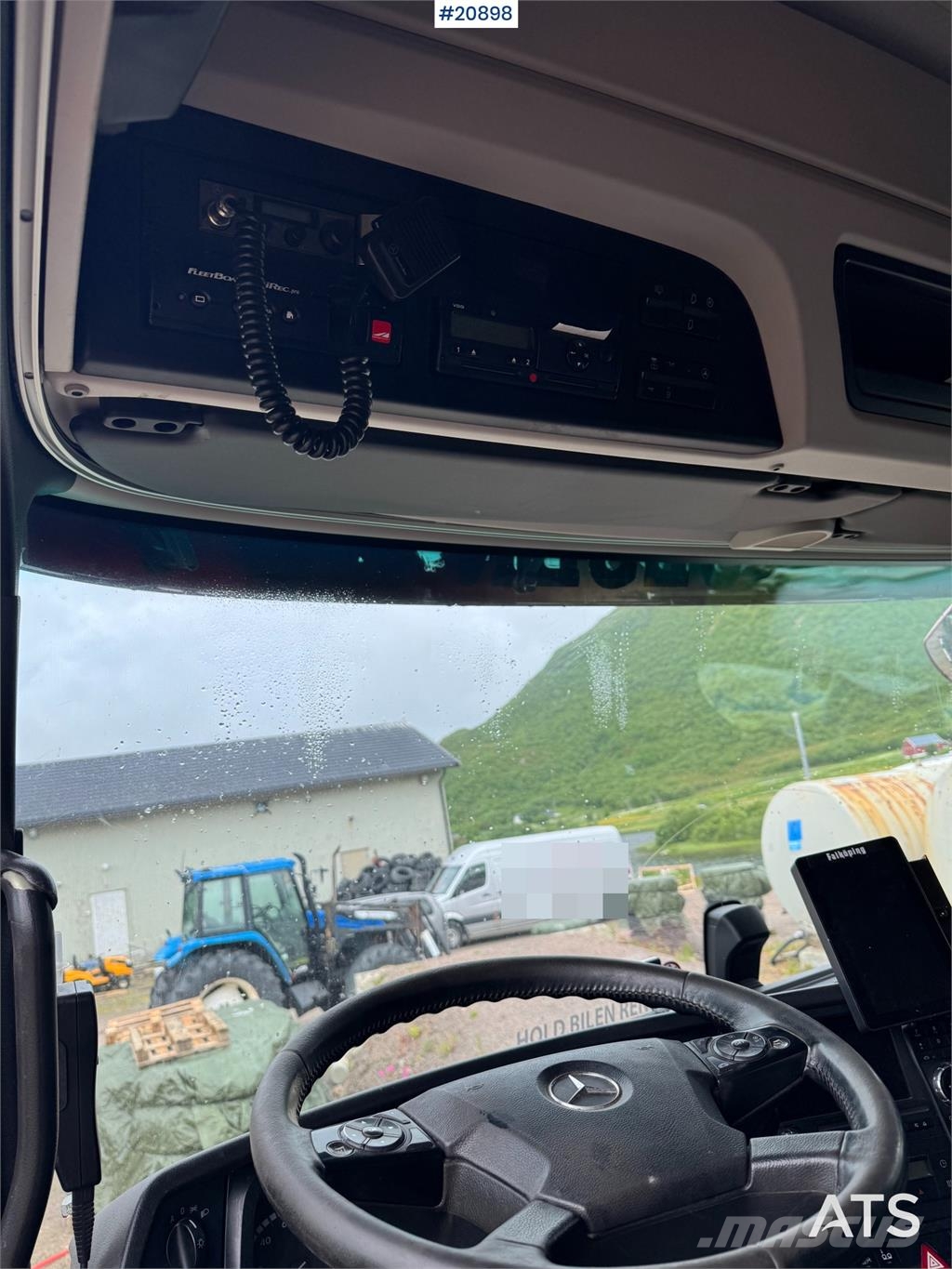 Mercedes-Benz Arocs 2858 6x4 complete plow rig w/underlying blad Camion ribaltabili