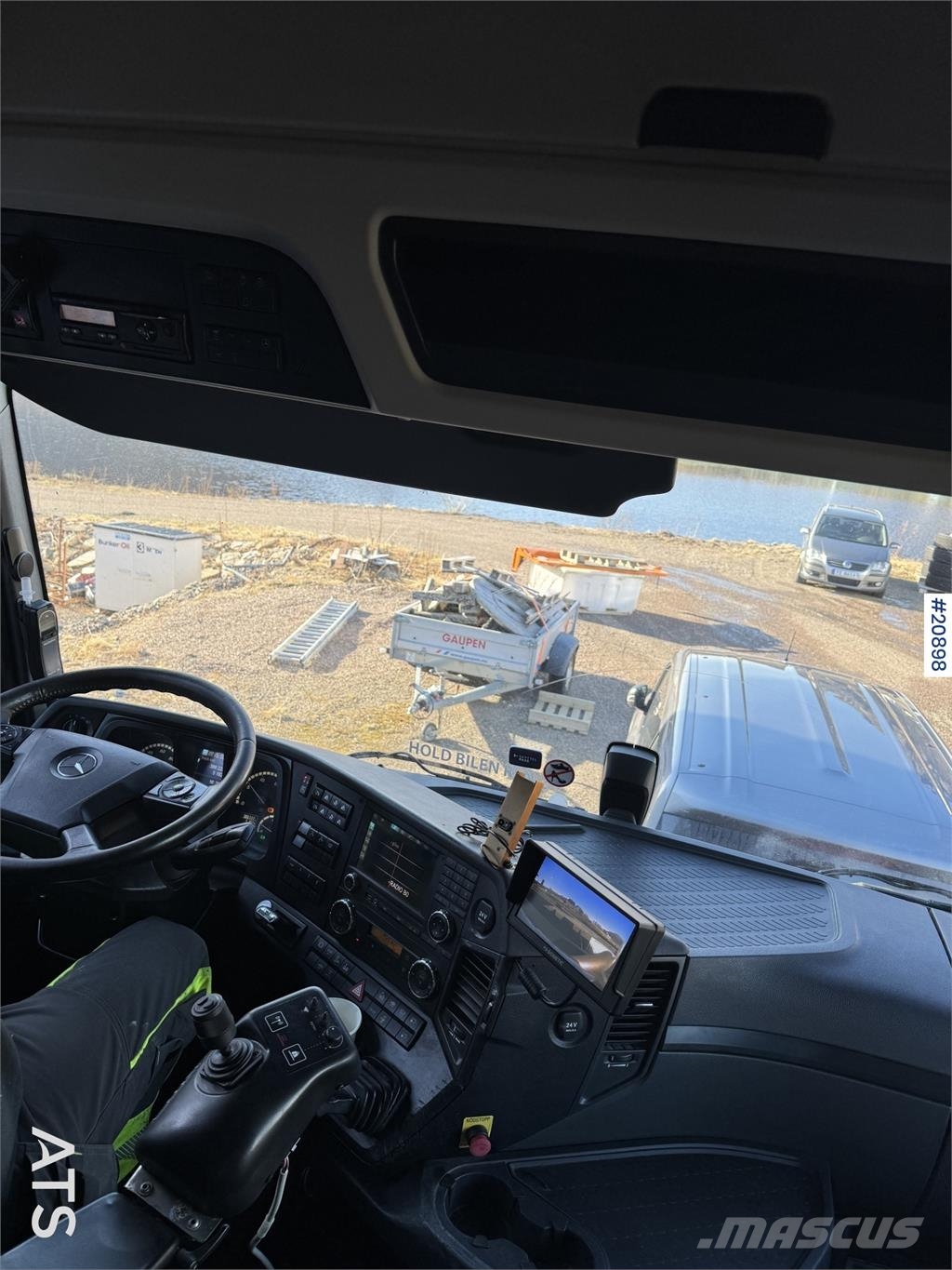 Mercedes-Benz Arocs 2858 6x4 complete plow rig w/underlying blad Camion ribaltabili