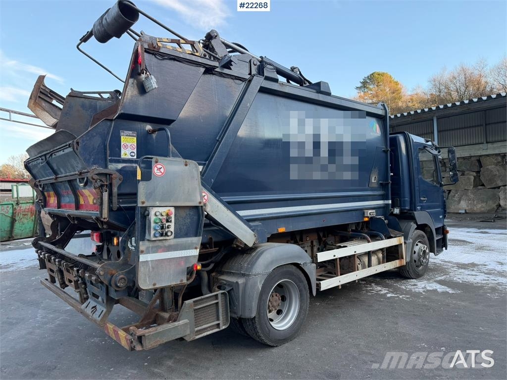 Mercedes-Benz Atego 1224, 2 compartment waste collection vehicle Сміттєвози