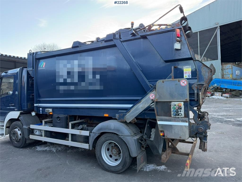 Mercedes-Benz Atego 1224, 2 compartment waste collection vehicle Сміттєвози