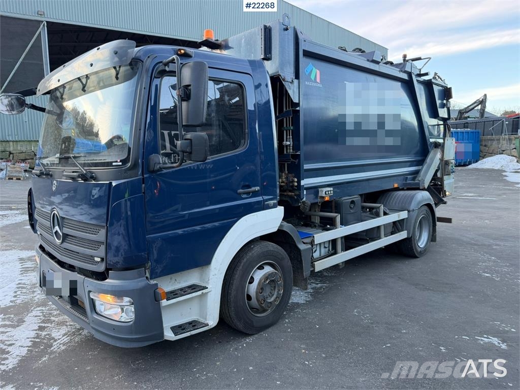 Mercedes-Benz Atego 1224, 2 compartment waste collection vehicle Сміттєвози