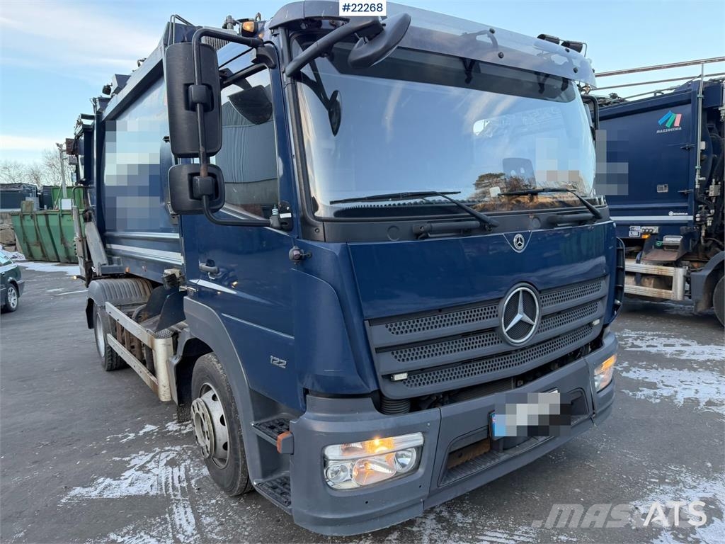 Mercedes-Benz Atego 1224, 2 compartment waste collection vehicle Сміттєвози