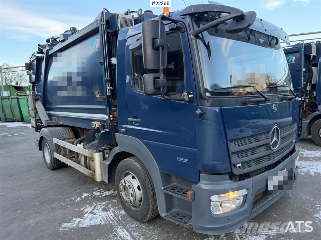 Mercedes-Benz Atego 1224, 2 compartment waste collection vehicle Сміттєвози