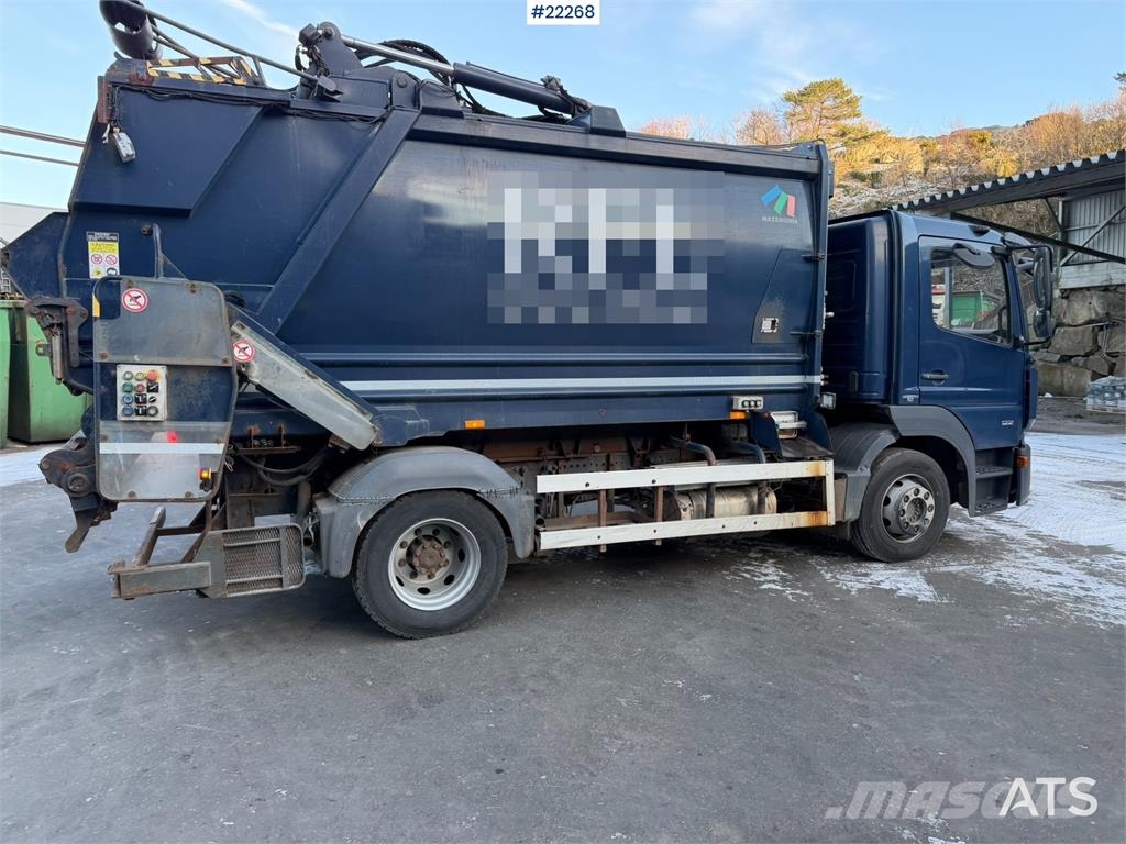 Mercedes-Benz Atego 1224, 2 compartment waste collection vehicle Сміттєвози