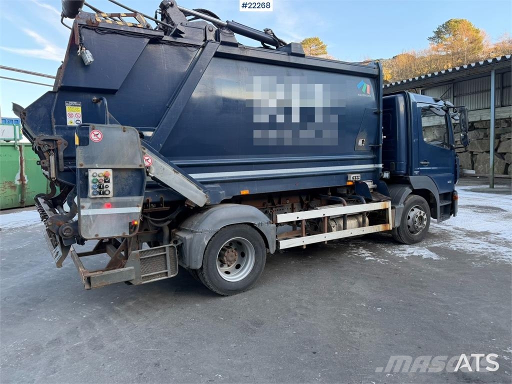 Mercedes-Benz Atego 1224, 2 compartment waste collection vehicle Сміттєвози