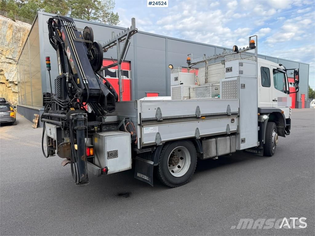 Mercedes-Benz Atego 1225 4x4, 6-seater with 10 t/m Hiab crane Truck mounted cranes