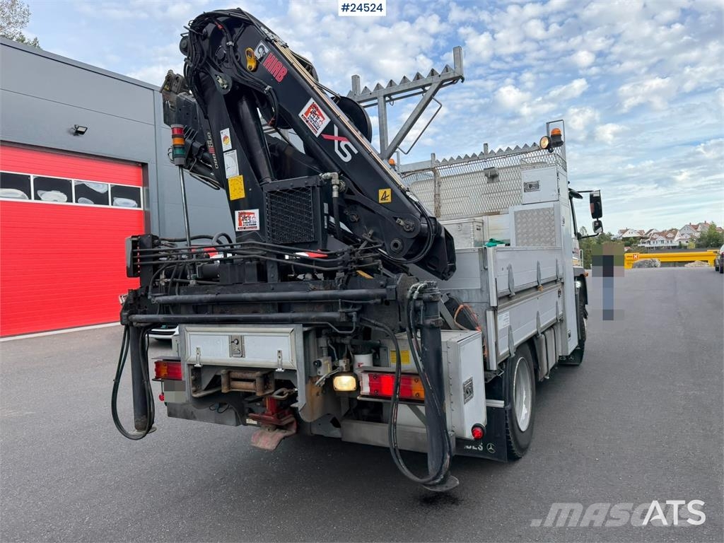 Mercedes-Benz Atego 1225 4x4, 6-seater with 10 t/m Hiab crane Truck mounted cranes