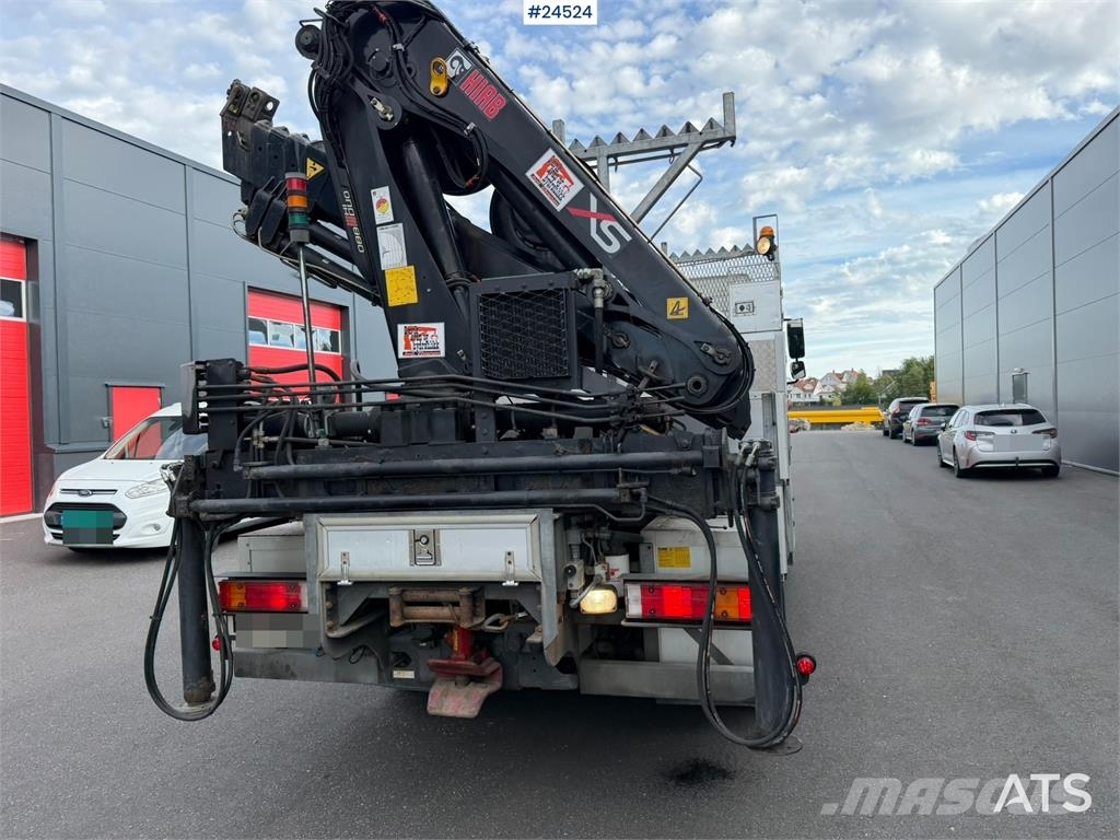 Mercedes-Benz Atego 1225 4x4, 6-seater with 10 t/m Hiab crane Truck mounted cranes
