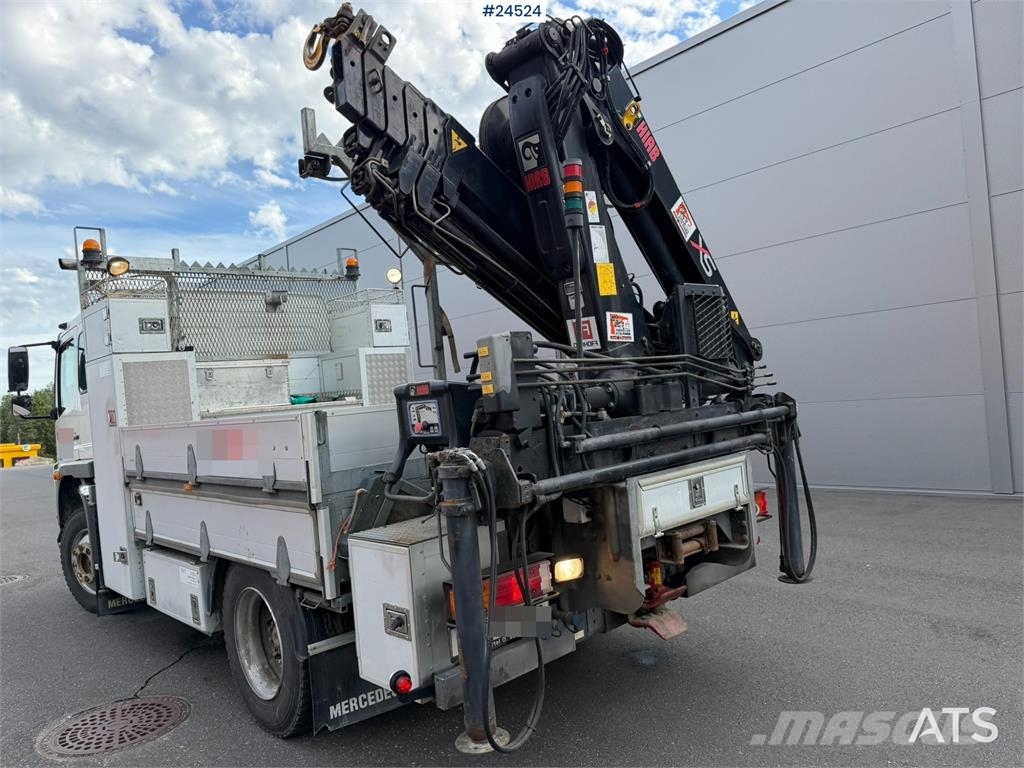 Mercedes-Benz Atego 1225 4x4, 6-seater with 10 t/m Hiab crane Truck mounted cranes