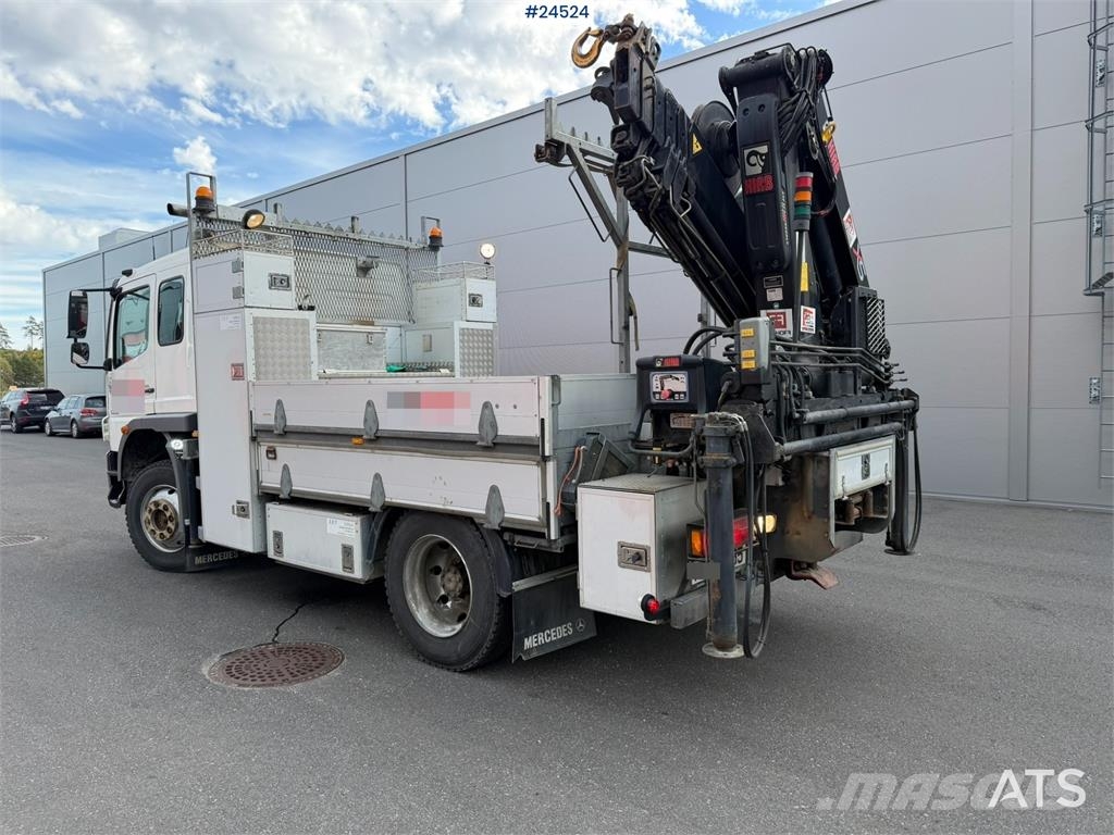 Mercedes-Benz Atego 1225 4x4, 6-seater with 10 t/m Hiab crane Truck mounted cranes