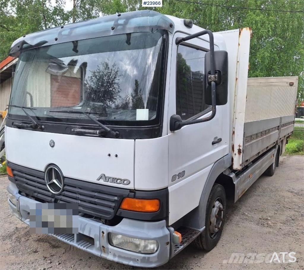 Mercedes-Benz Atego 818 شاحنات مسطحة/مفصلية الجوانب