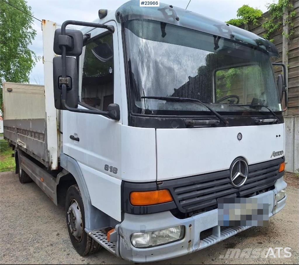 Mercedes-Benz Atego 818 شاحنات مسطحة/مفصلية الجوانب