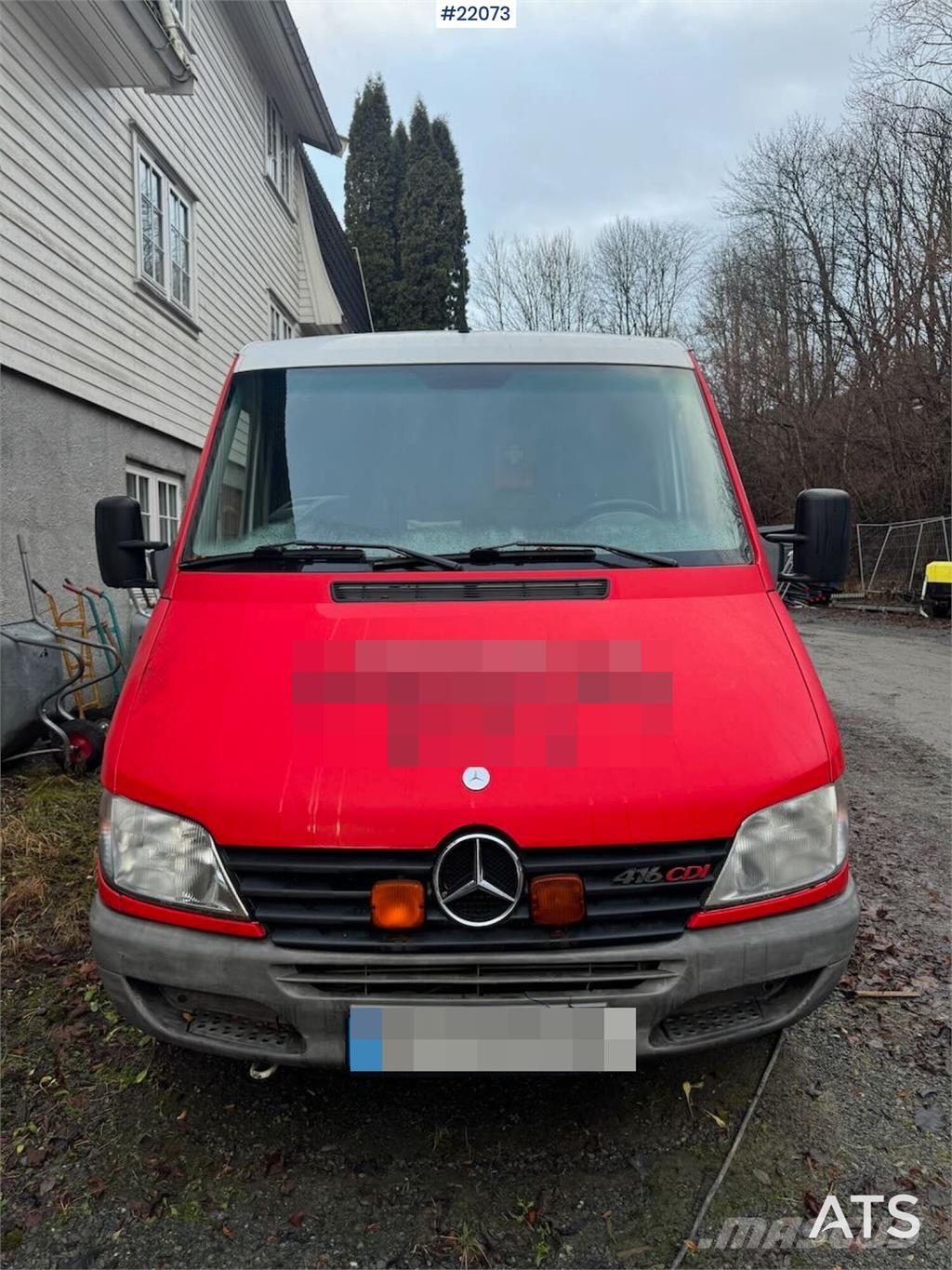 Mercedes-Benz Sprinter 416 with Leistikow flushing unit Panel vans
