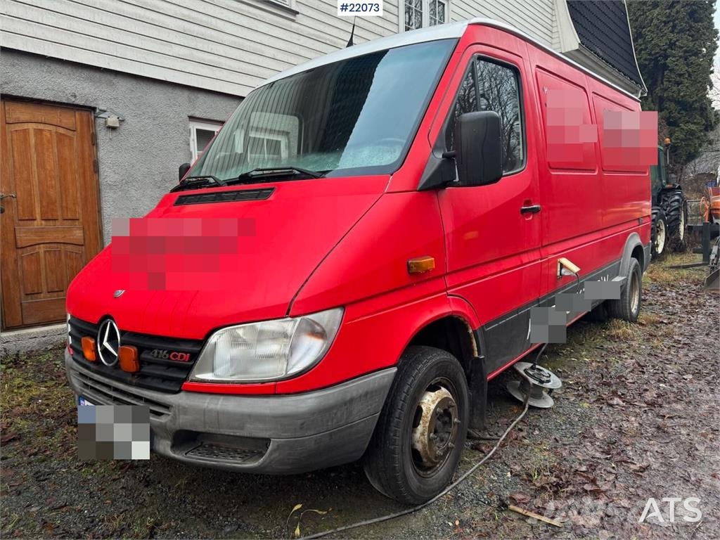 Mercedes-Benz Sprinter 416 with Leistikow flushing unit Panel vans