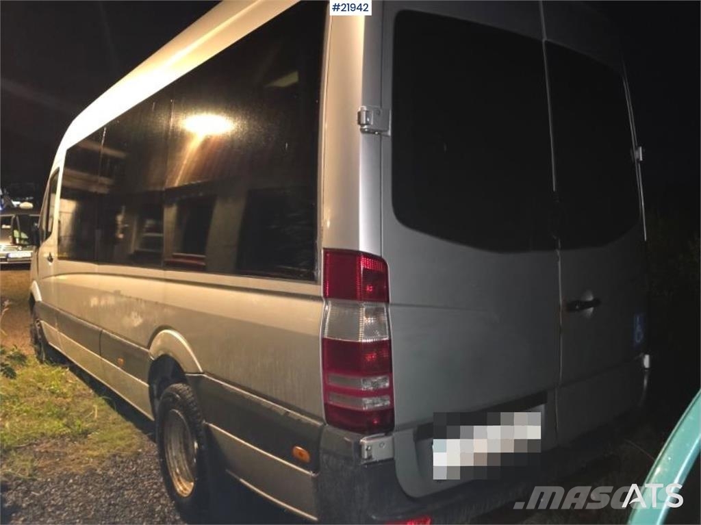 Mercedes-Benz Sprinter 518 w/ 17 seats. Eu-approved. Minibusse
