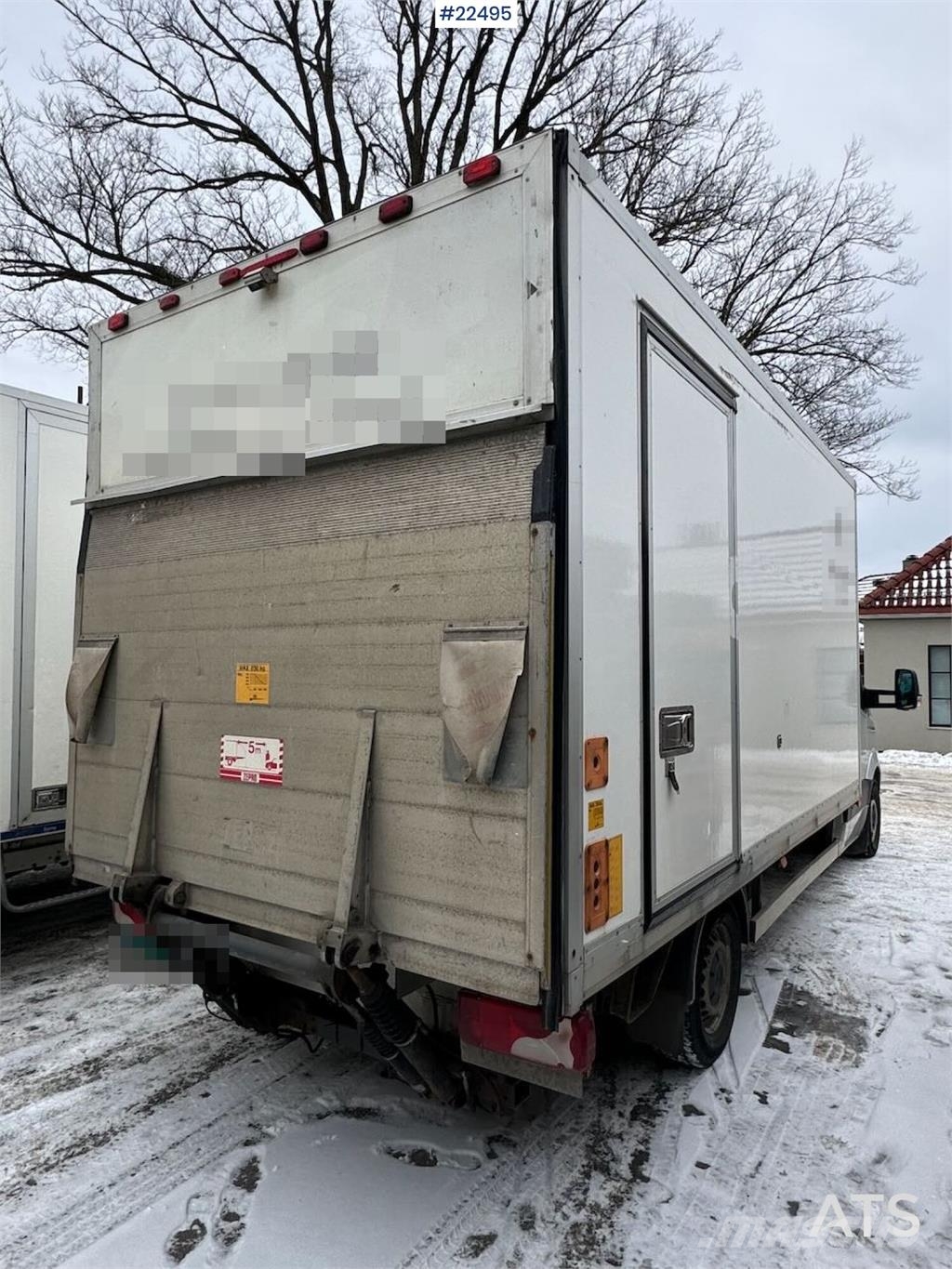 Mercedes-Benz Sprinter box truck with tail lift – approved until Φορτηγά Κόφα