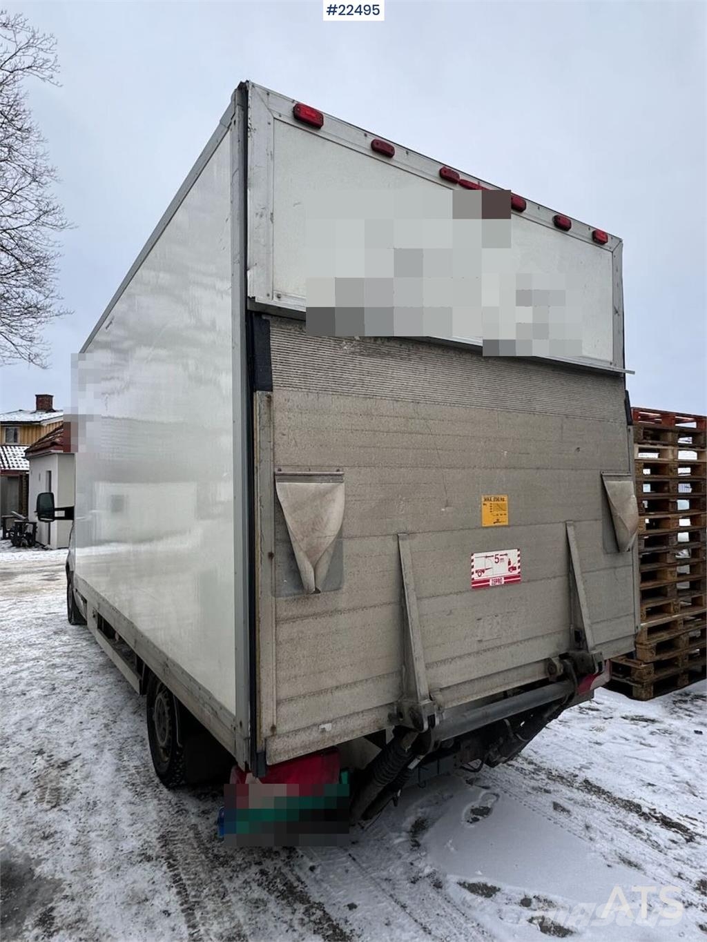 Mercedes-Benz Sprinter box truck with tail lift – approved until Φορτηγά Κόφα