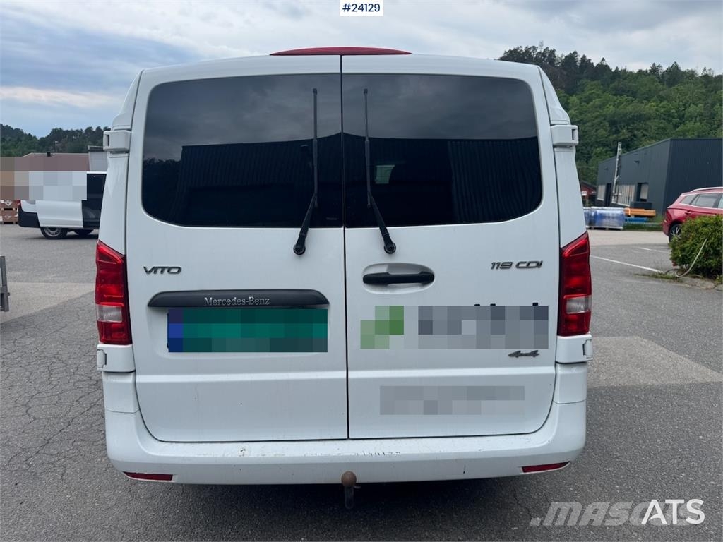 Mercedes-Benz Vito 119 CDI 4x4 Van with Tachograph شاحنة مقفلة