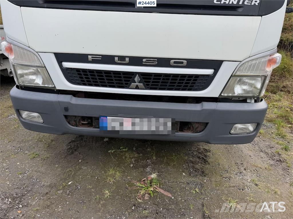 Mitsubishi Fuso 7C18 platform car w/ new AdBlue pump, Winch, Platformos/ Pakrovimas iš šono