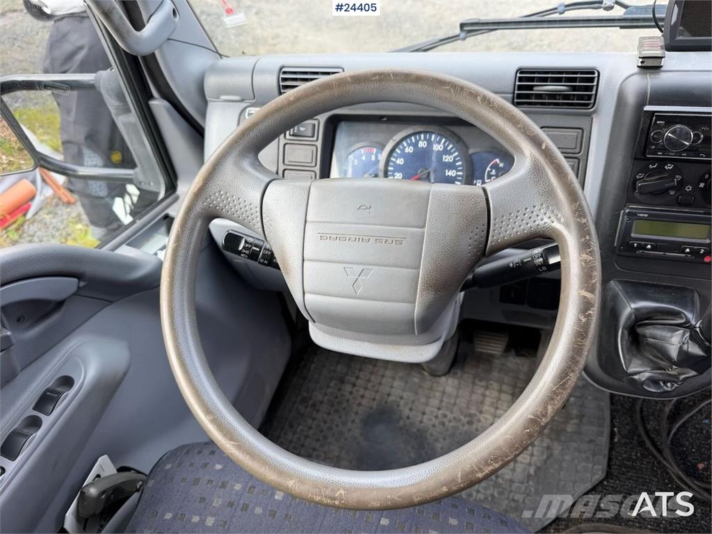 Mitsubishi Fuso 7C18 platform car w/ new AdBlue pump, Winch, Platformos/ Pakrovimas iš šono
