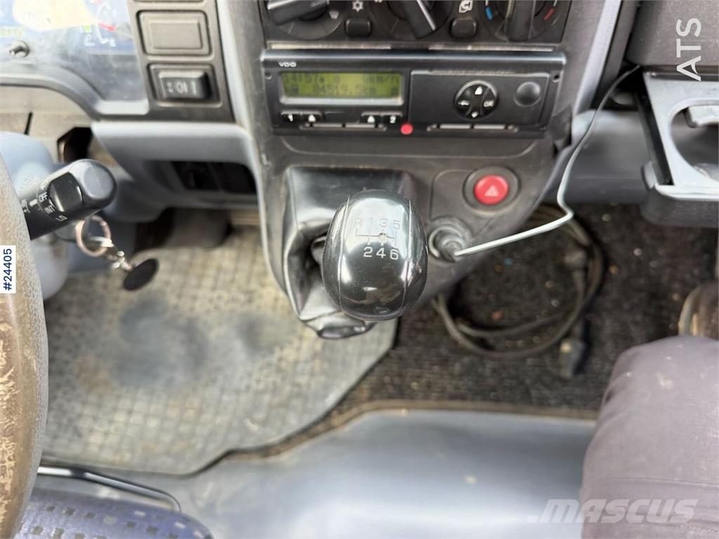 Mitsubishi Fuso 7C18 platform car w/ new AdBlue pump, Winch, Platformos/ Pakrovimas iš šono