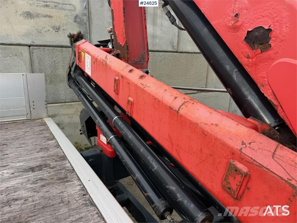 Mitsubishi Fuso Canter 4x2 with rear-mounted crane. Recently Kranbil