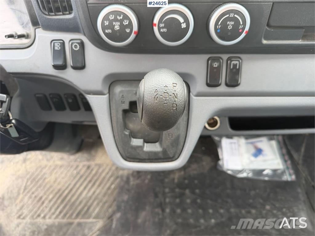 Mitsubishi Fuso Canter 4x2 with rear-mounted crane. Recently Kranbil