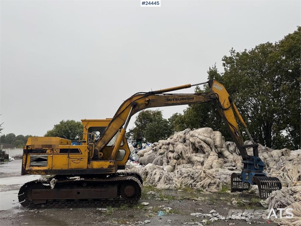 Mitsubishi SM120-8 Crawler Excavator – 3 Buckets – 6,400 Hour Beltegraver