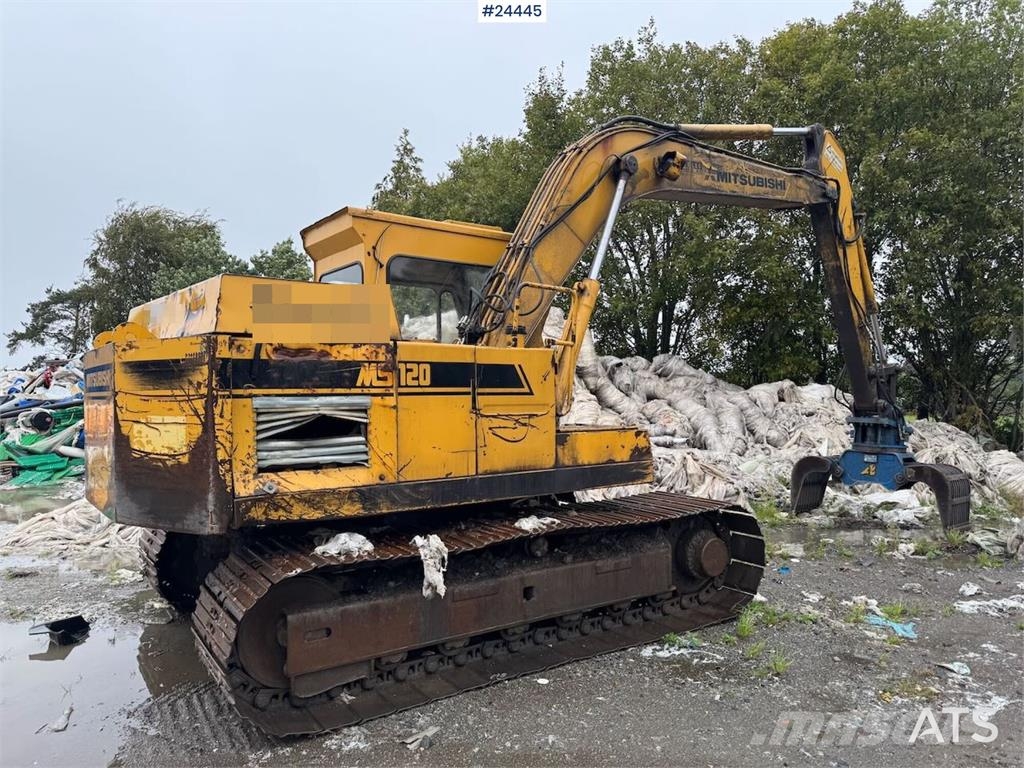 Mitsubishi SM120-8 Crawler Excavator – 3 Buckets – 6,400 Hour Beltegraver