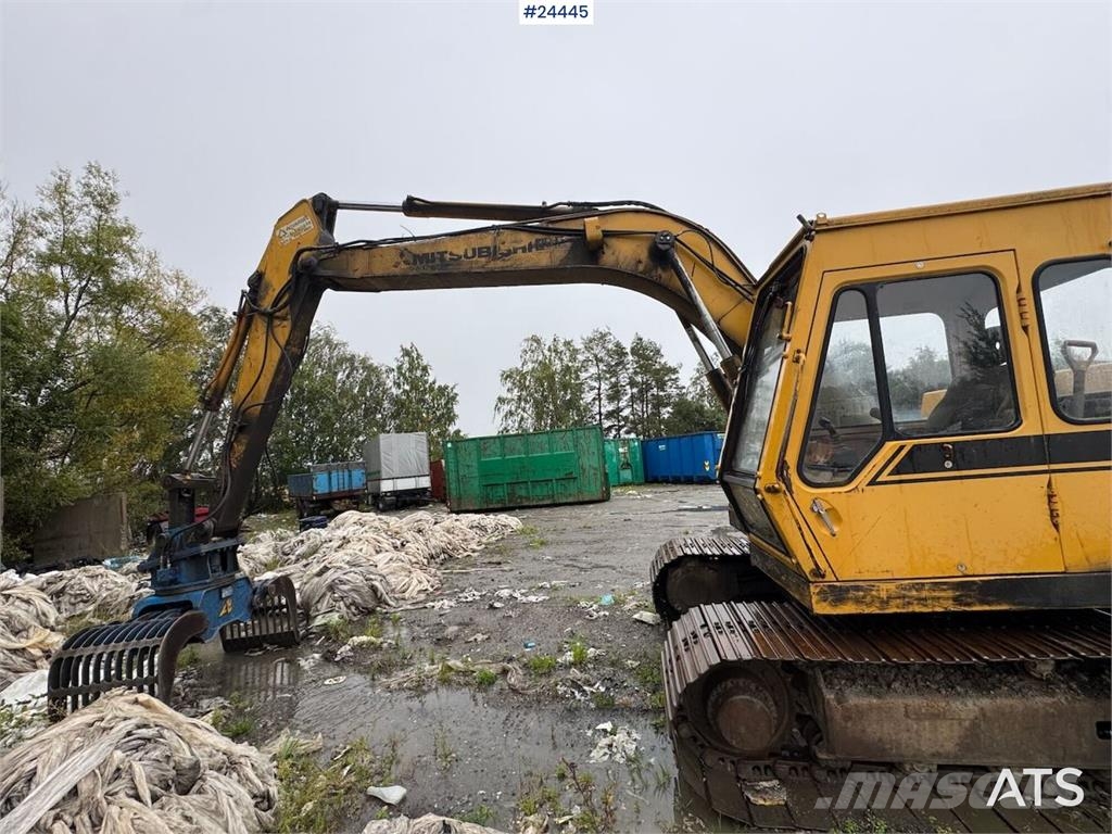 Mitsubishi SM120-8 Crawler Excavator – 3 Buckets – 6,400 Hour Beltegraver