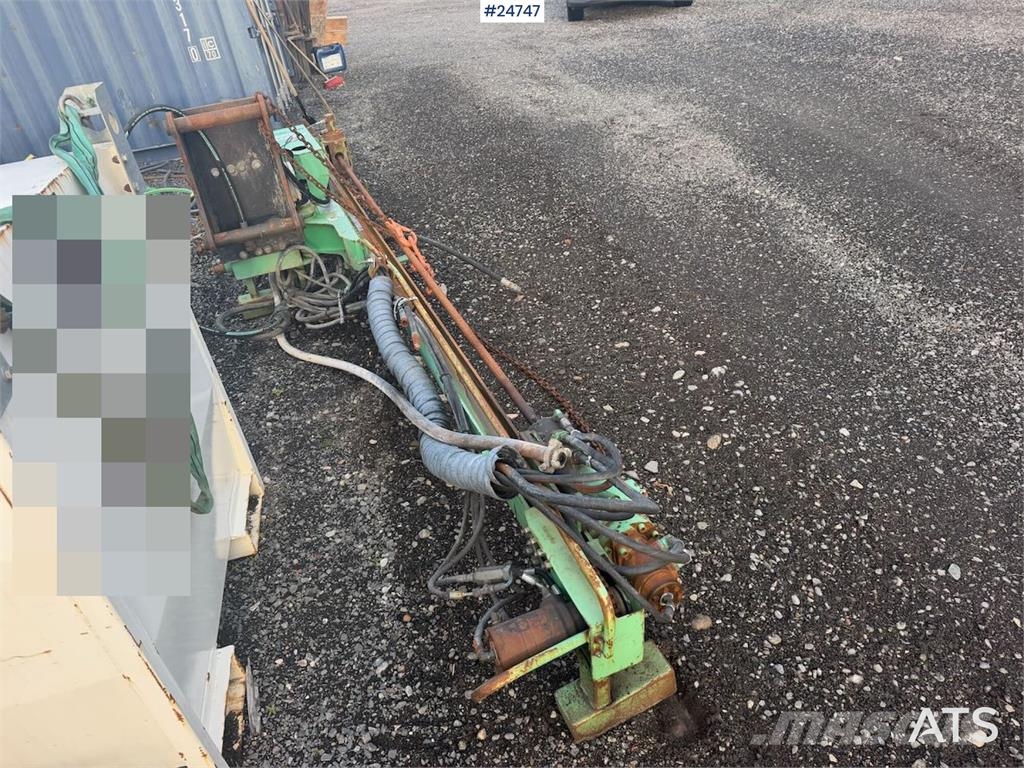 Montabert Micropa stretcher tower w/ vacuum cleaner and comp Příslušenství a náhradní díly k vrtným zařízením