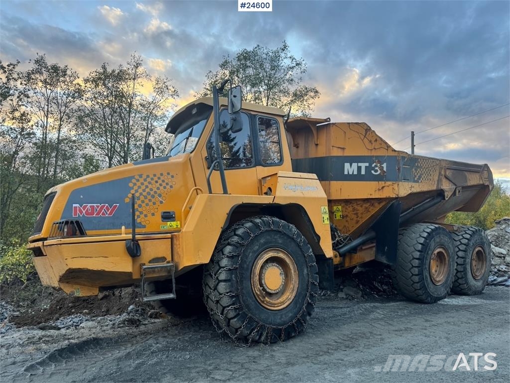 Moxy MT31 6x6 Dump Truck – 9,070 Hours Mini dumpere