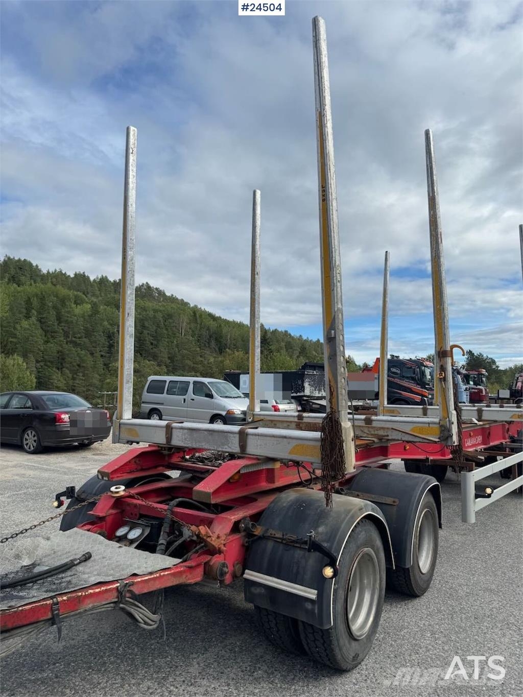MST Karlavagnen Tømmerhenger Tomruk römorklari