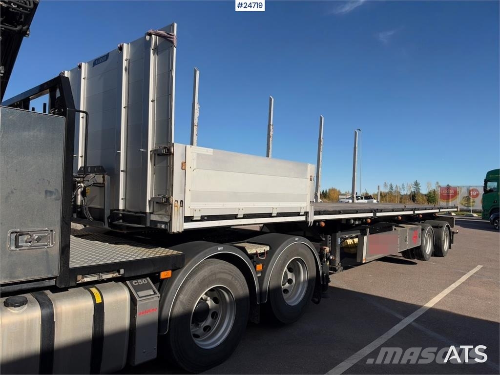 Närko 2-Axle Semi-Trailer Semirimorchio a pianale