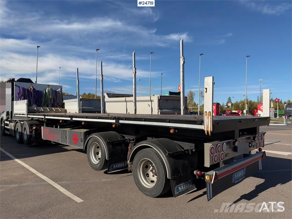 Närko 2-Axle Semi-Trailer Semirimorchio a pianale