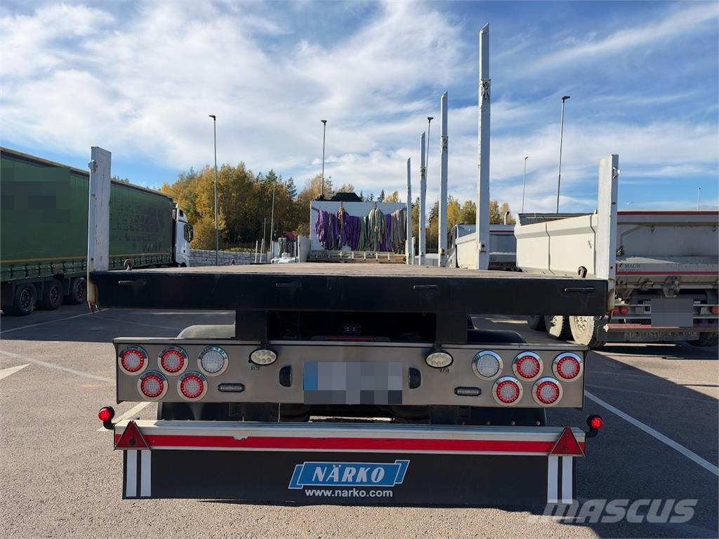 Närko 2-Axle Semi-Trailer Semirimorchio a pianale