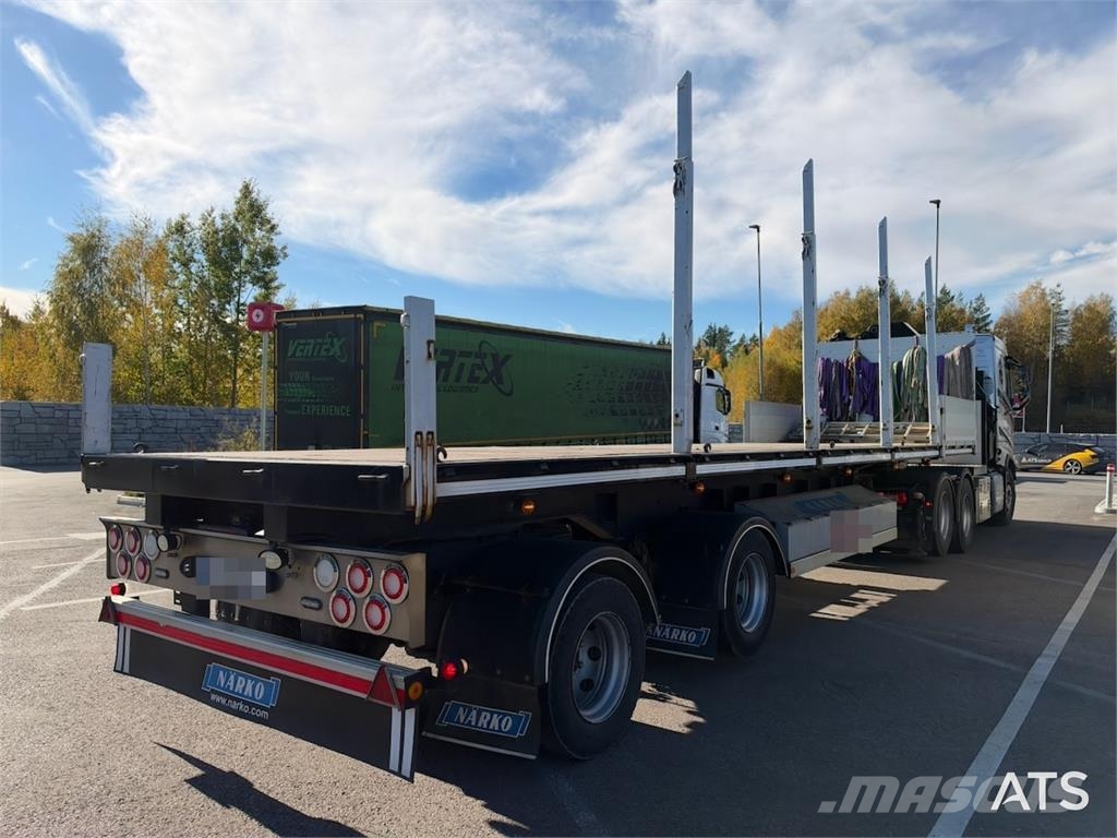 Närko 2-Axle Semi-Trailer Semirimorchio a pianale