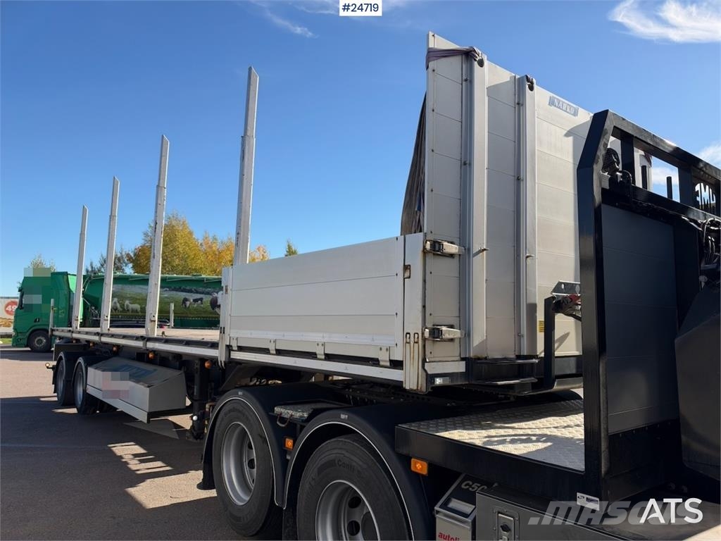 Närko 2-Axle Semi-Trailer Semirimorchio a pianale