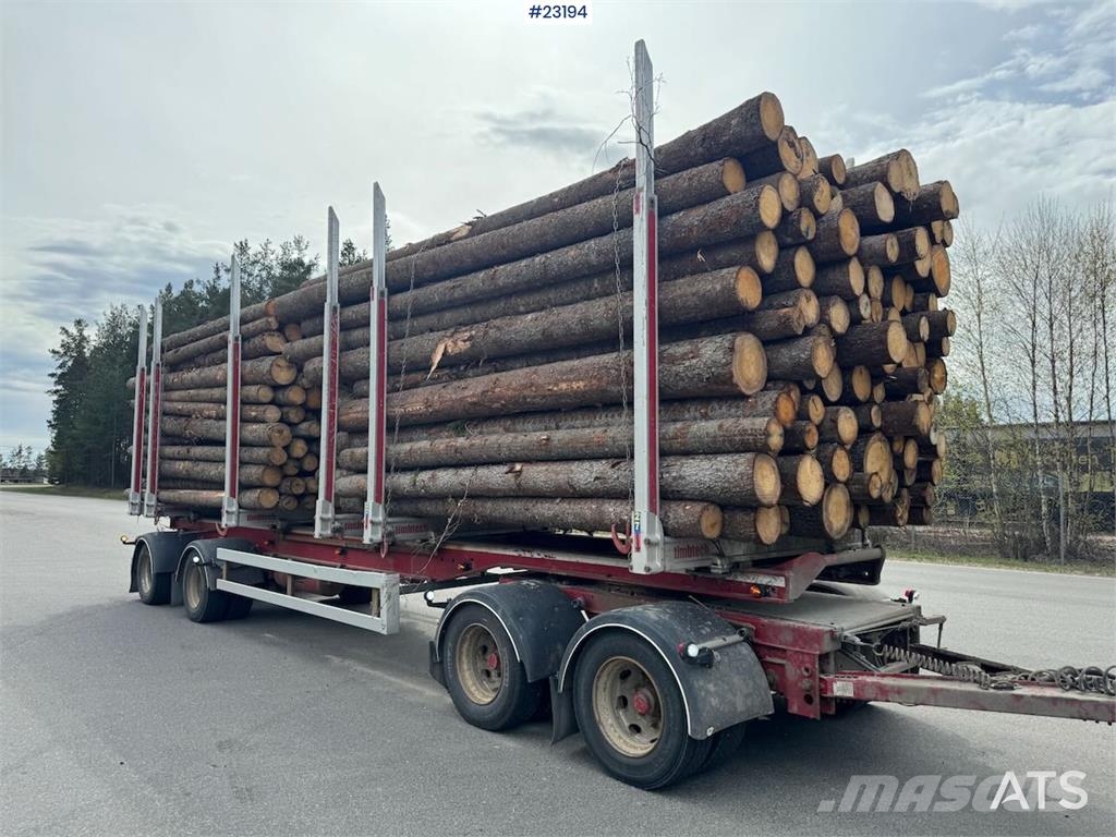 Närko 4-axle Timber Trailer Anhænger til tømmer