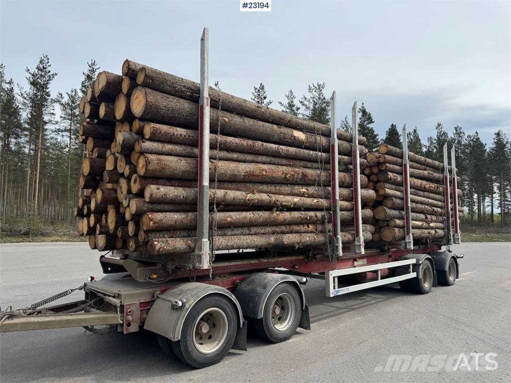 Närko 4-axle Timber Trailer Anhænger til tømmer