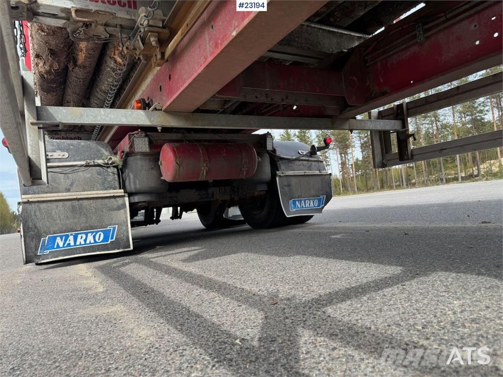 Närko 4-axle Timber Trailer Anhænger til tømmer