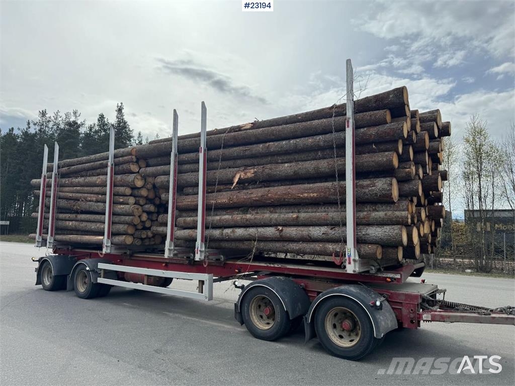 Närko 4-axle Timber Trailer Anhænger til tømmer