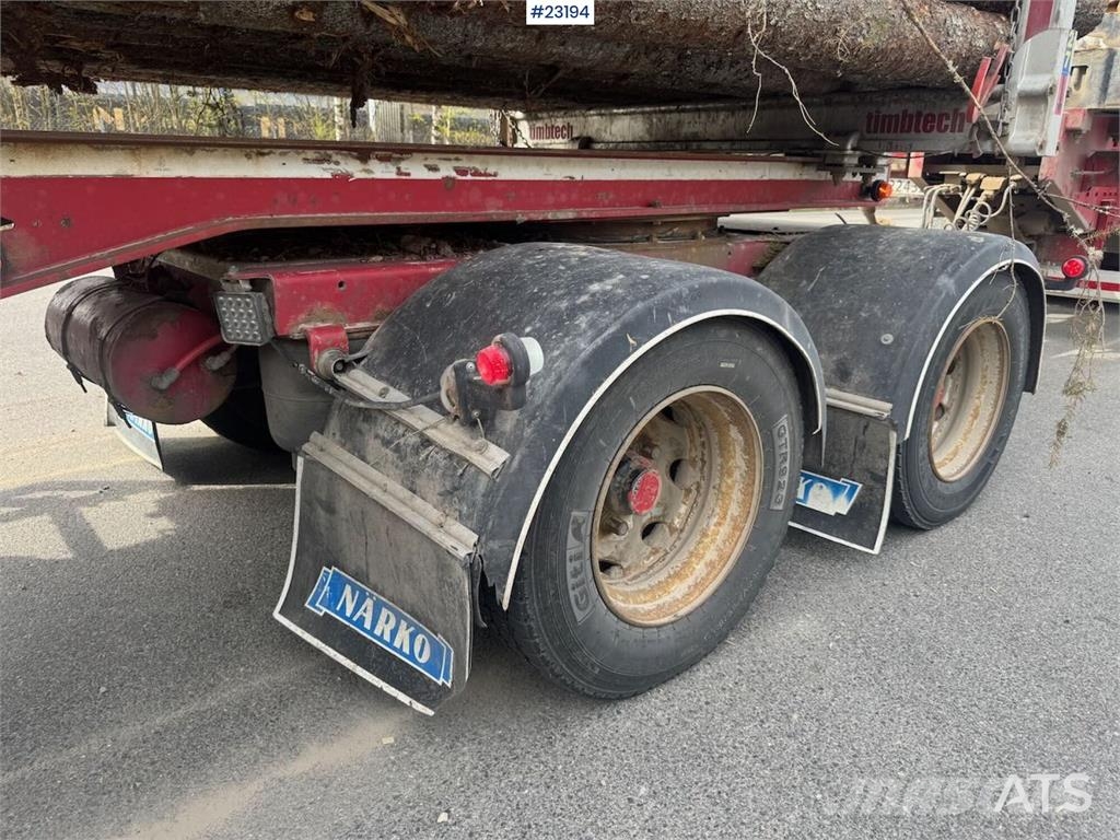 Närko 4-axle Timber Trailer Anhænger til tømmer