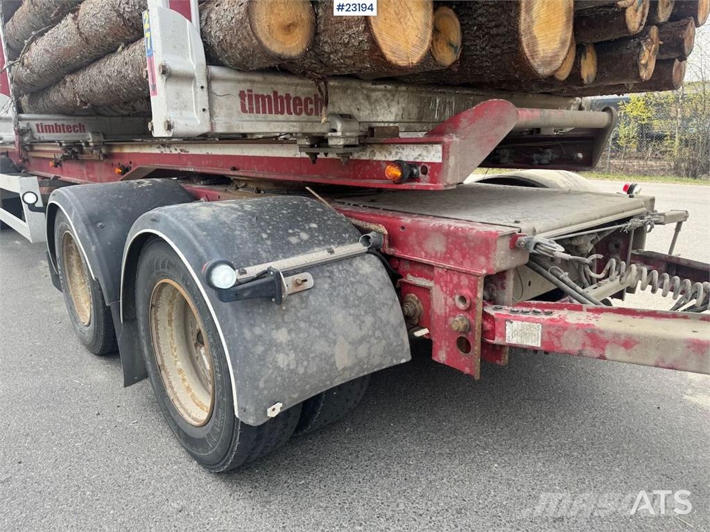 Närko 4-axle Timber Trailer Anhænger til tømmer