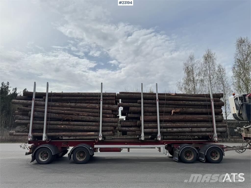 Närko 4-axle Timber Trailer Anhænger til tømmer