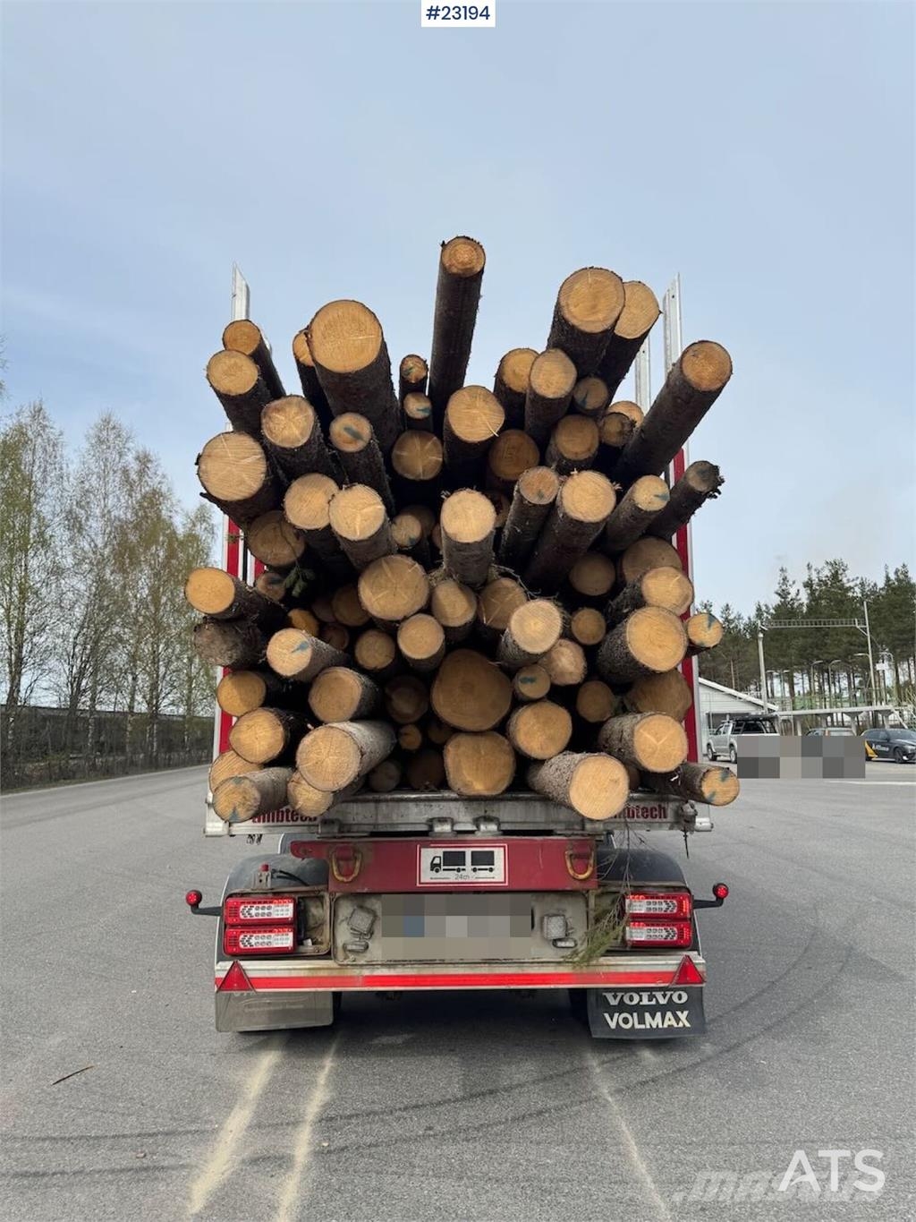 Närko 4-axle Timber Trailer Anhænger til tømmer
